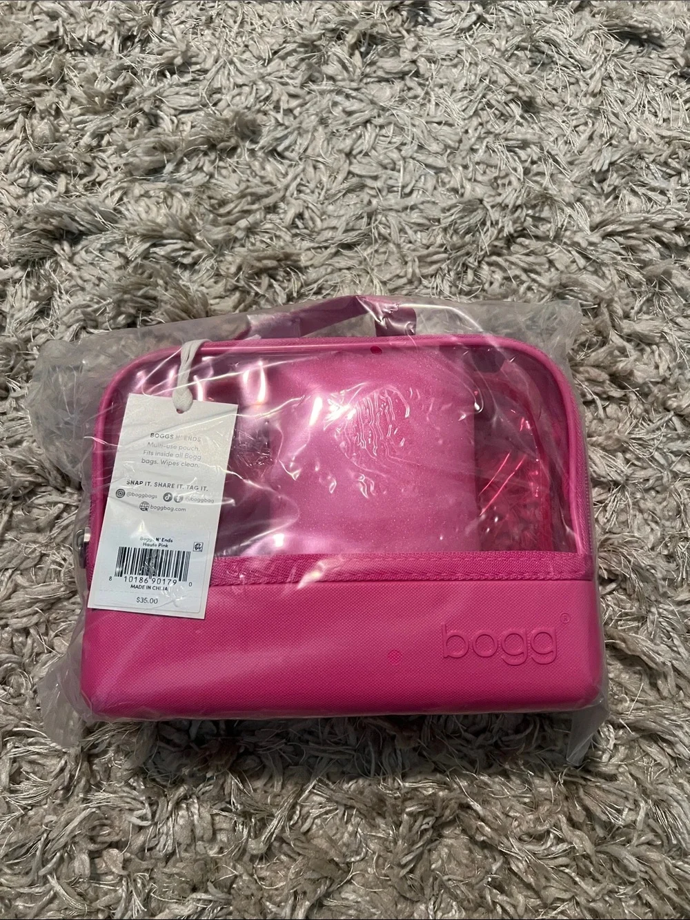 NWT Boggs an’ Ends Case - Haute Pink